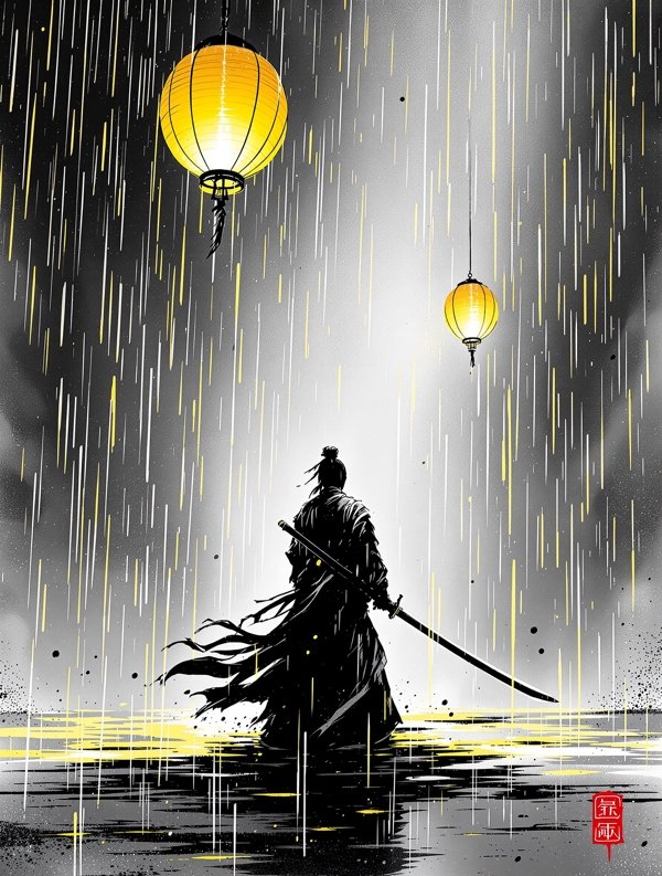 江湖夜雨十年灯